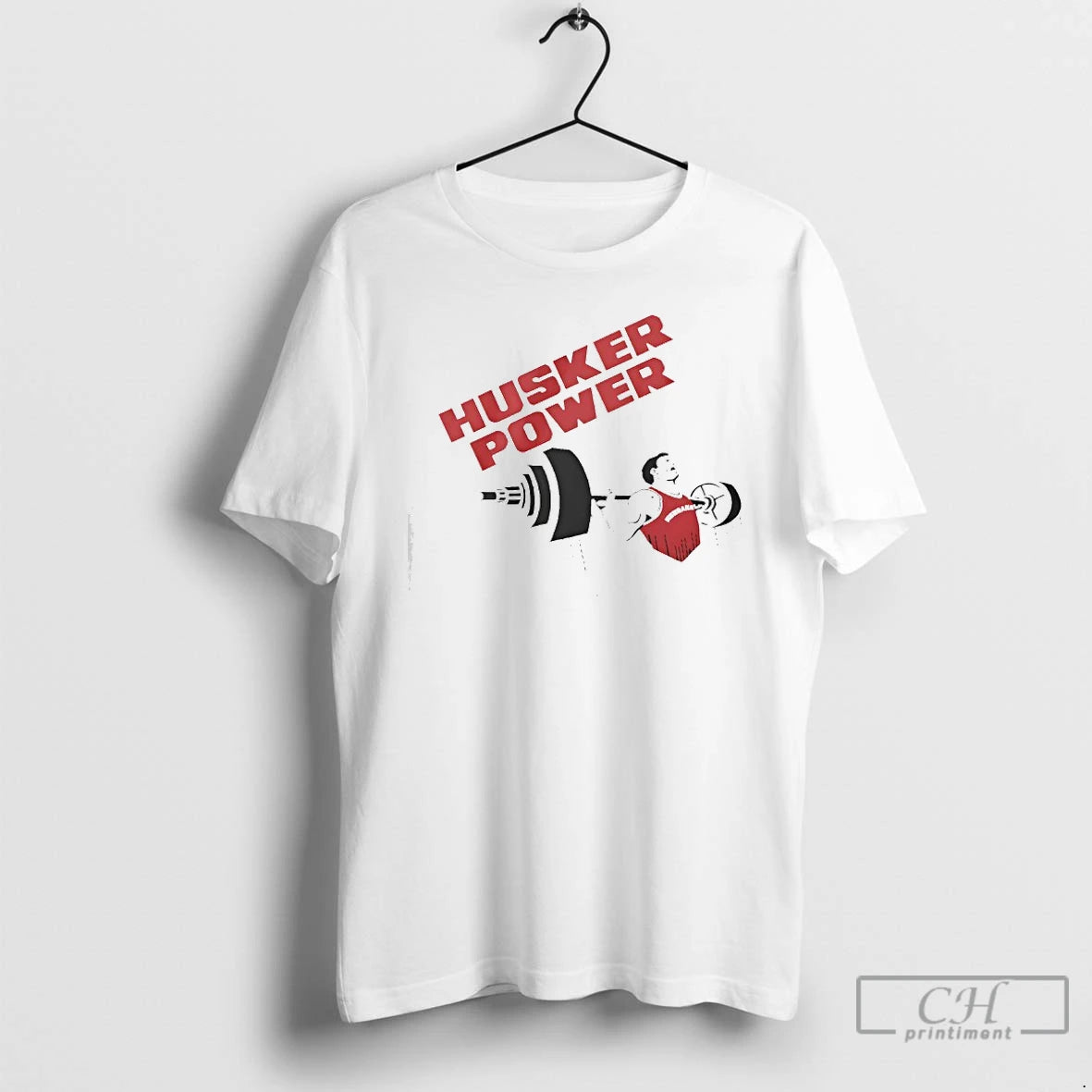 Premium Husker Power Logo Gym T-Shirts, Hoodie, Sweatshirt | DripVista.com