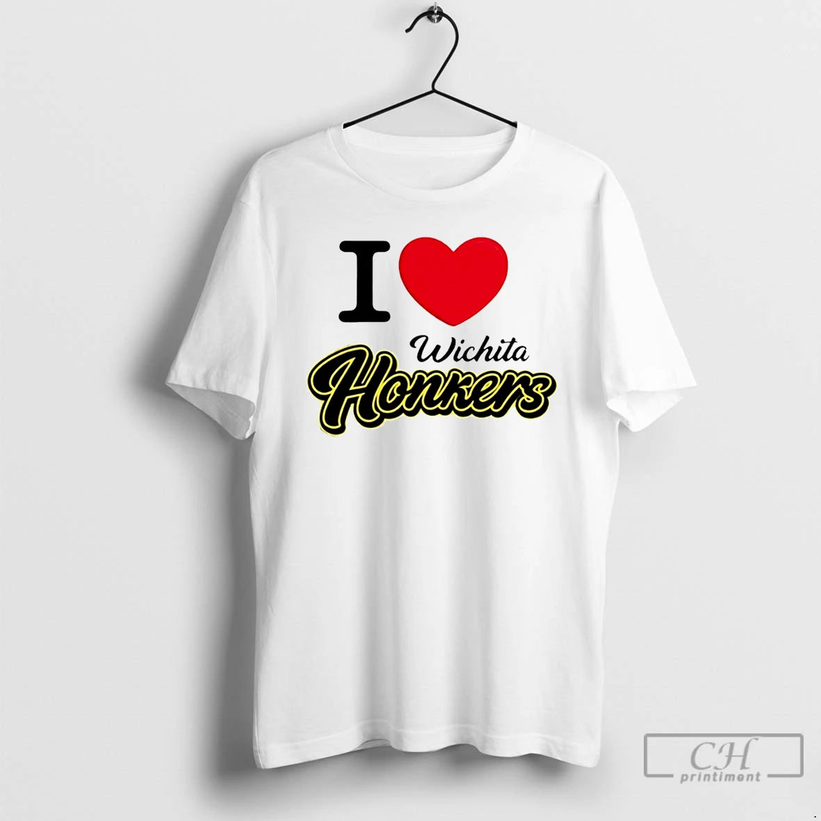 Premium I Love Wichita Honkers Heart T-Shirts, Hoodie, Sweatshirt | DripVista.com