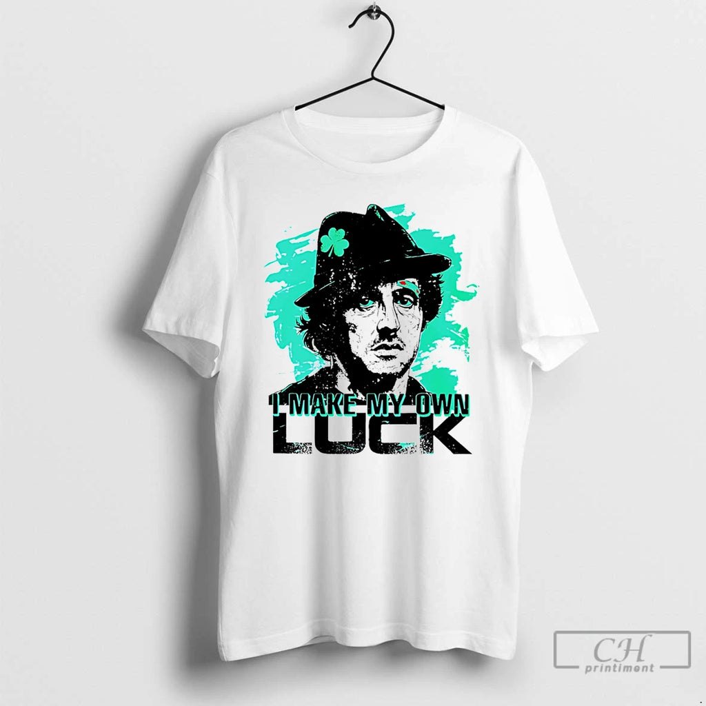 Premium I Make My Own Luck Lucky Rocky St Patricks Day T-Shirts, Hoodie, Sweatshirt | DripVista.com