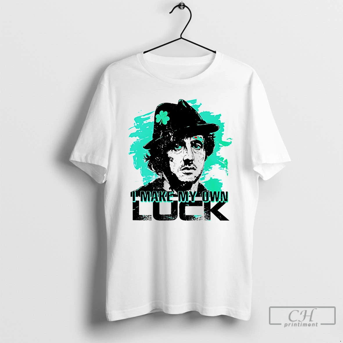 Premium I Make My Own Luck Lucky Rocky St Patricks Day T-Shirts, Hoodie, Sweatshirt | DripVista.com