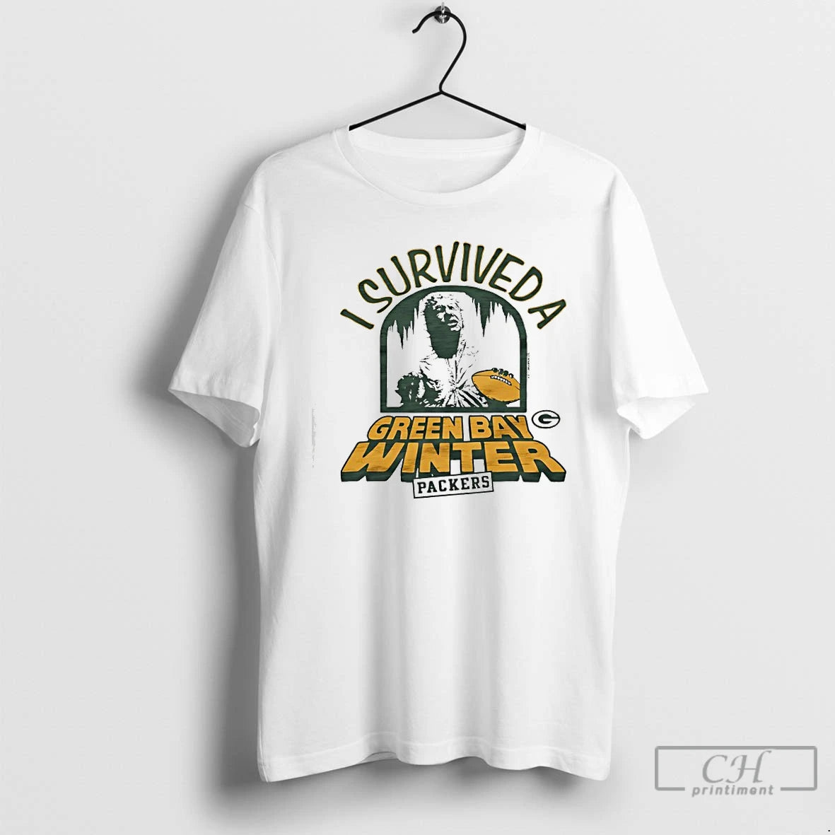 Premium I Survived A Green Bay Packers Winter T-Shirts, Hoodie, Sweatshirt | DripVista.com