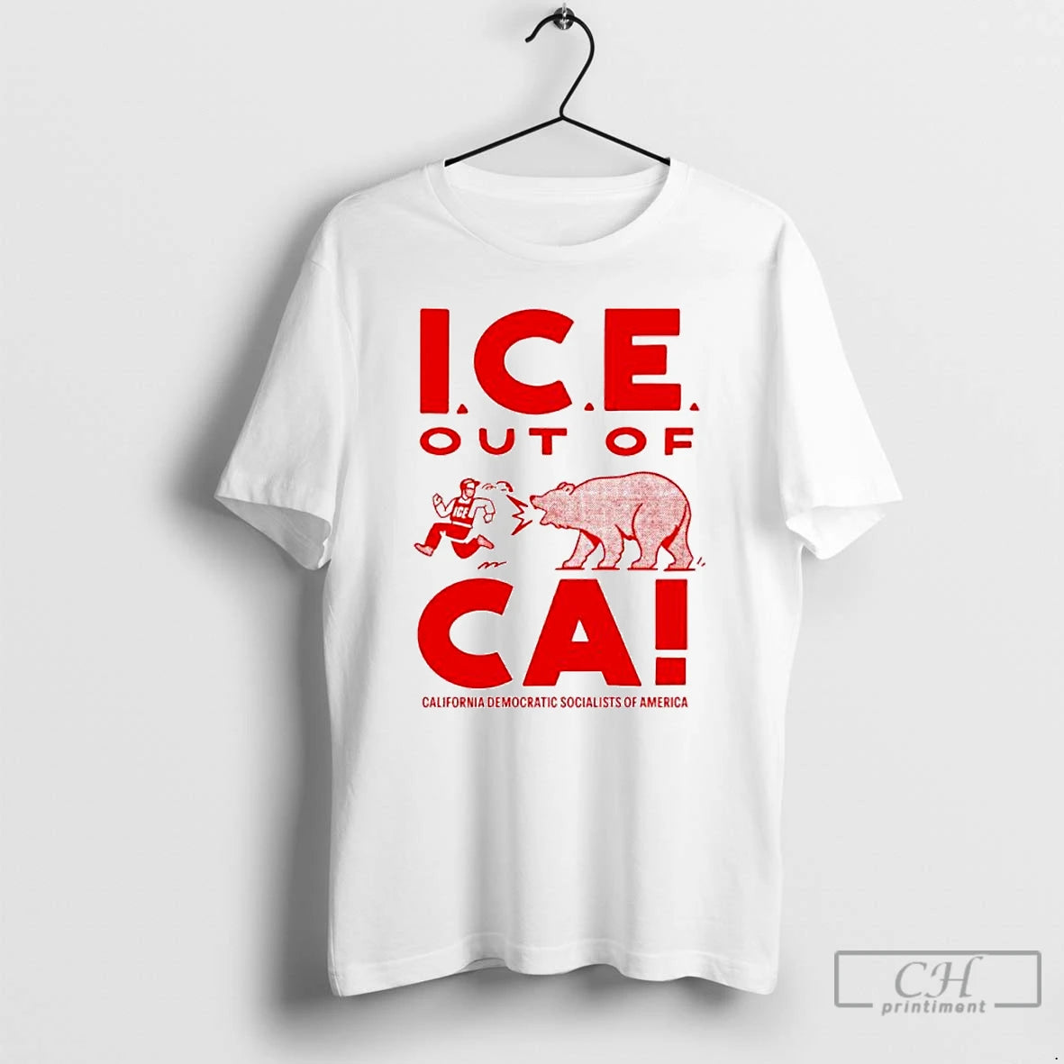 Premium Ice Out Of Ca California Democratic Socialists Of America Ornaments T-Shirts, Hoodie, Sweatshirt | DripVista.com