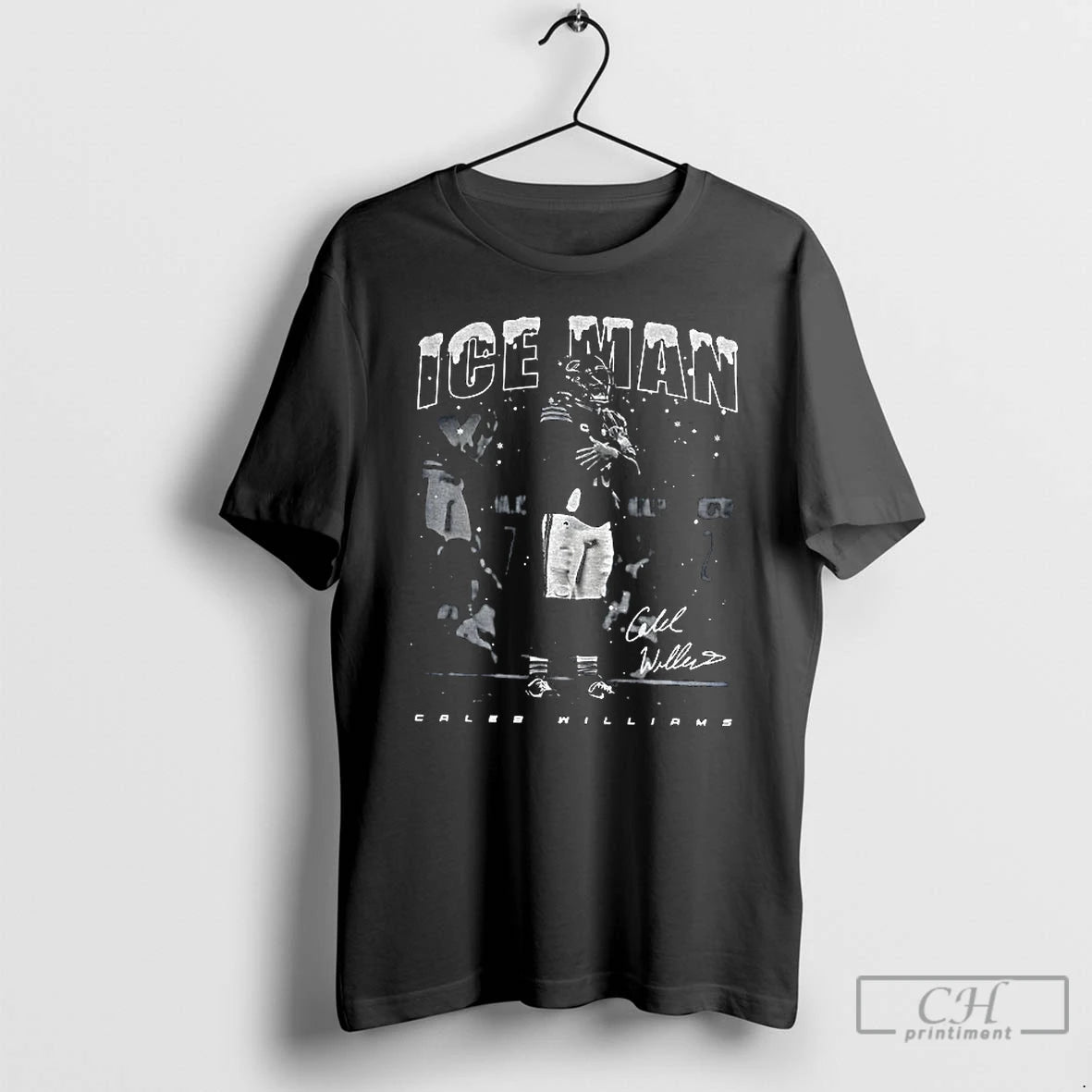 Premium Ice Man Caleb Williams Football Vintage Signature T-Shirts, Hoodie, Sweatshirt | DripVista.com