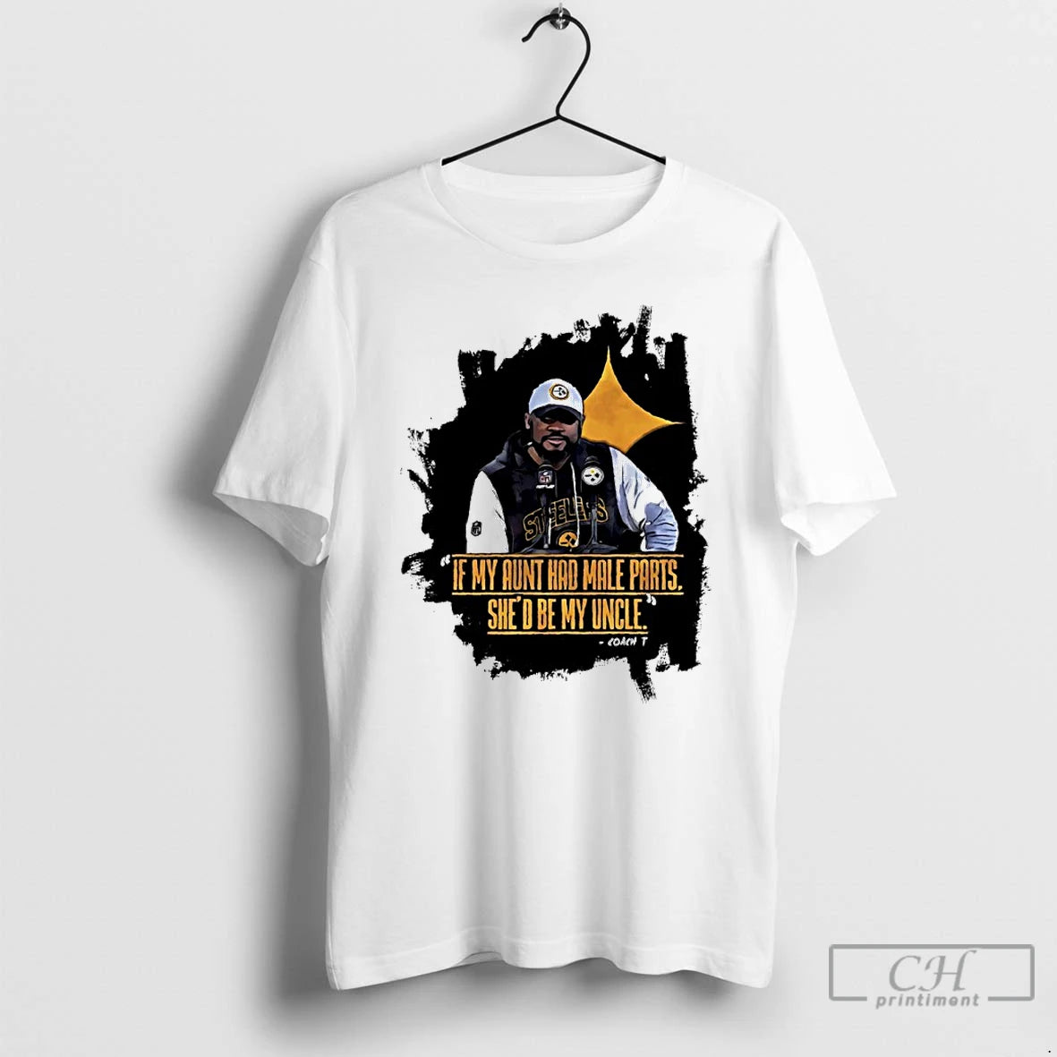 Premium If My Aunt Had Male Parts Shed Be My Uncle Coach Mike Tomlin T-Shirts, Hoodie, Sweatshirt | DripVista.com