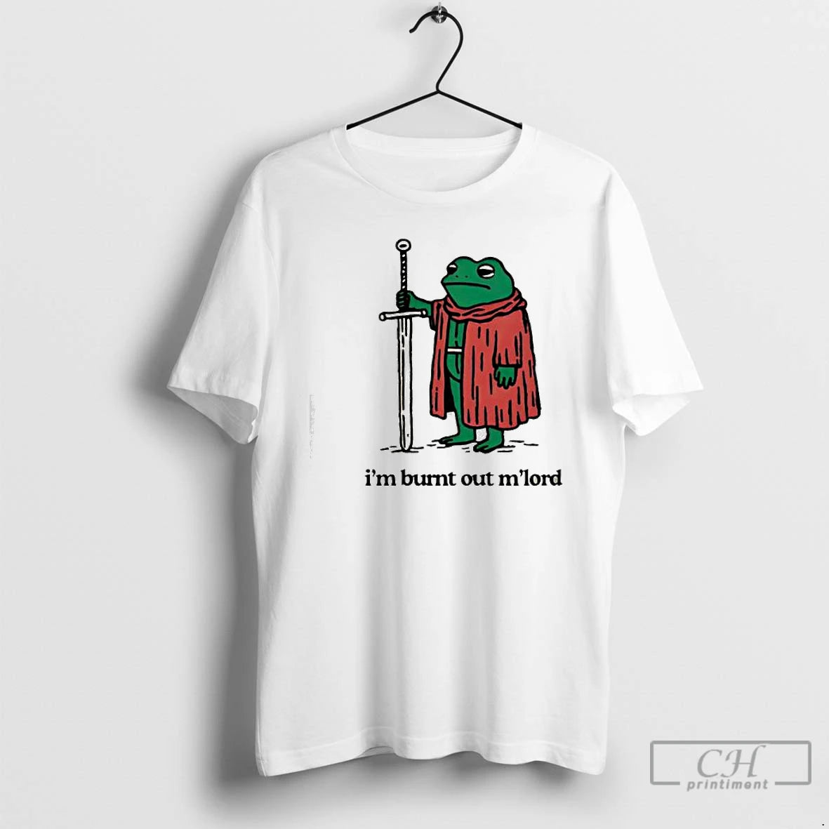 Premium Im Burnt Out Mlord Frog T-Shirts, Hoodie, Sweatshirt | DripVista.com