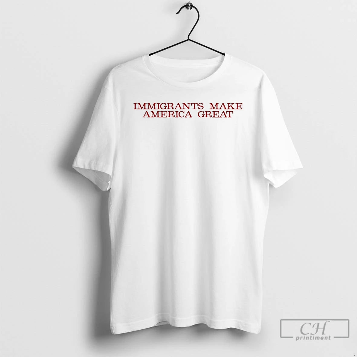 Premium Immigrants Make America Great Pro Immigration Activist Embroidered T-Shirts, Hoodie, Sweatshirt | DripVista.com