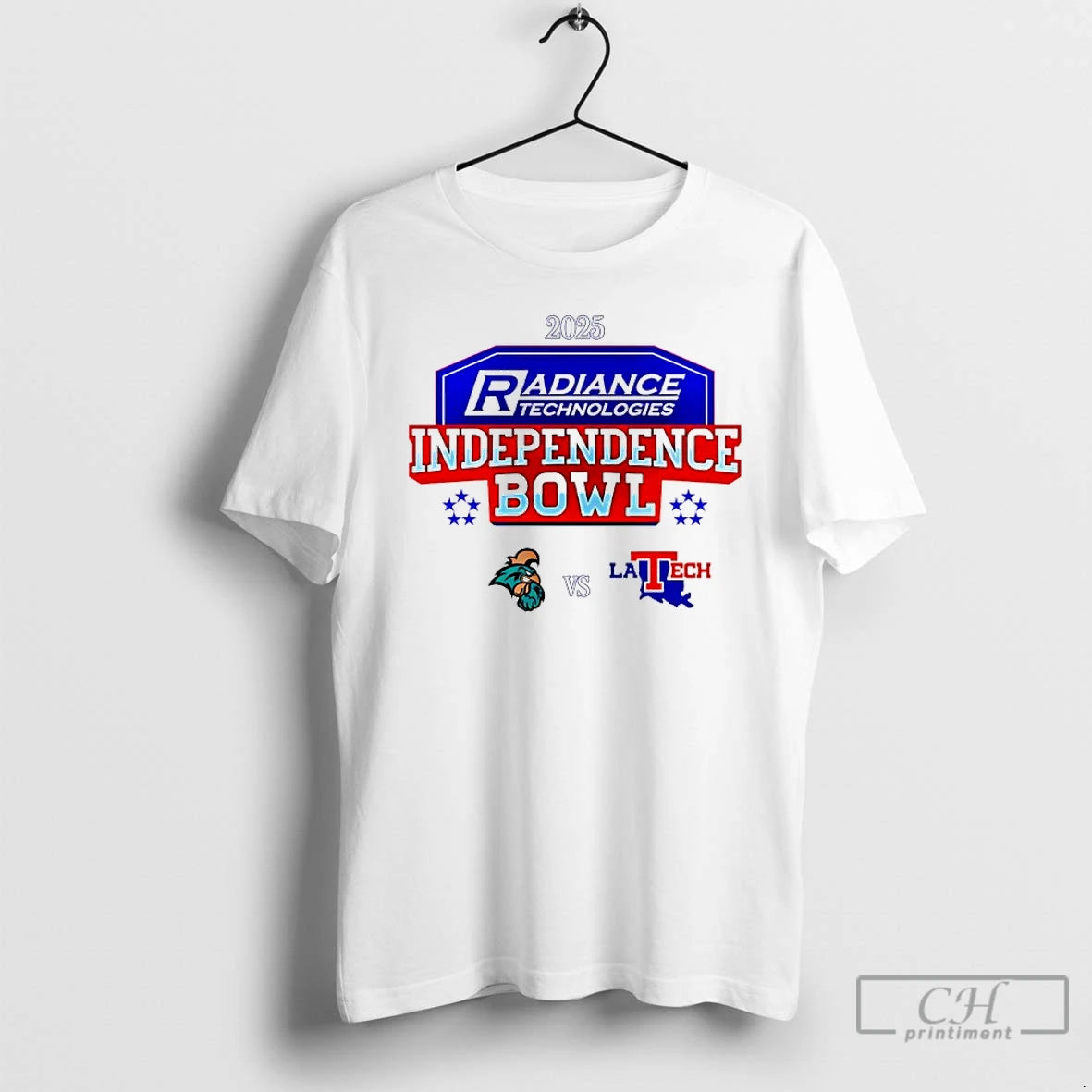 Premium Independence Bowl 2025 Coastal Carolina Vs Louisiana Tech T-Shirts, Hoodie, Sweatshirt | DripVista.com