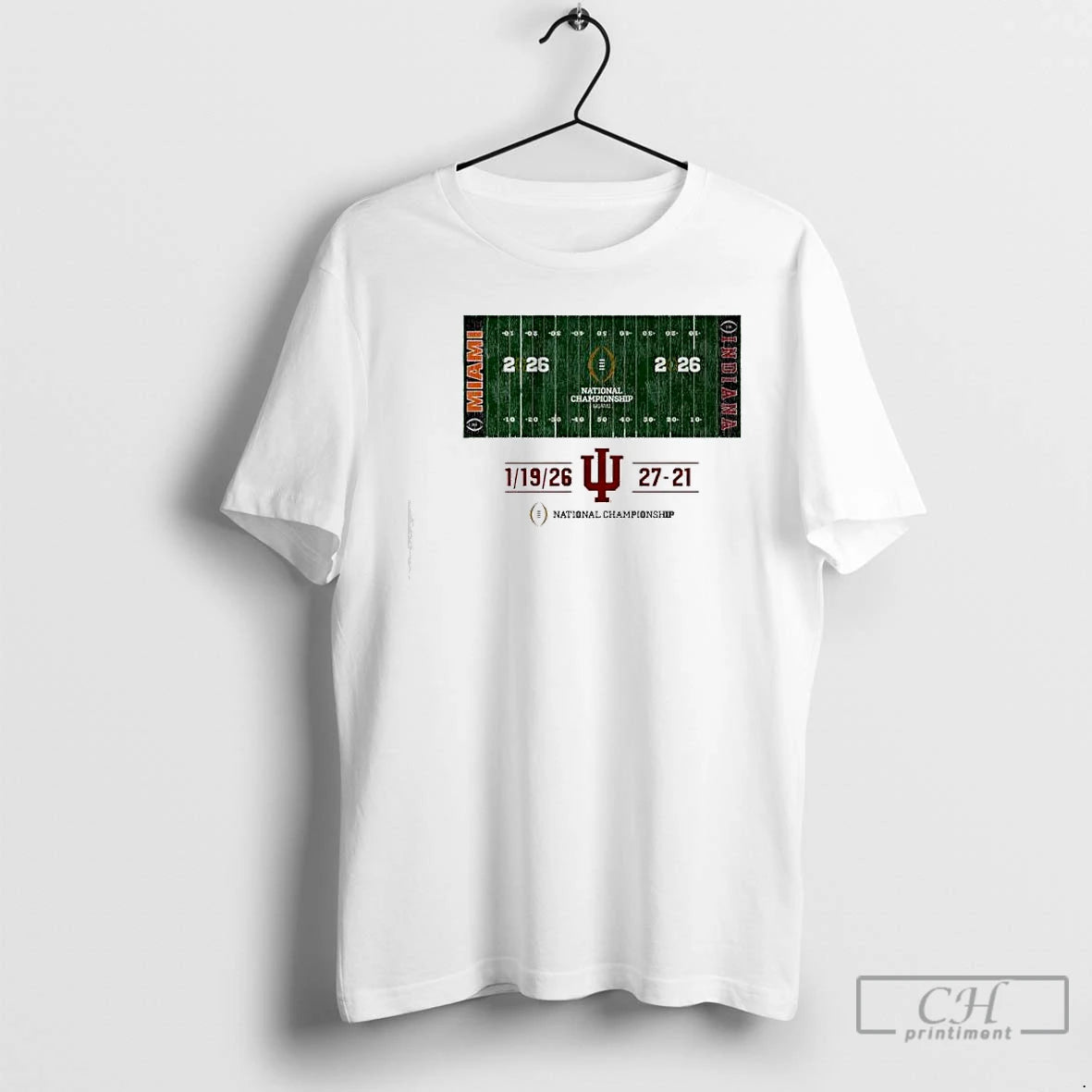 Premium Indiana Football Cfp National Champions Field T-Shirts, Hoodie, Sweatshirt | DripVista.com