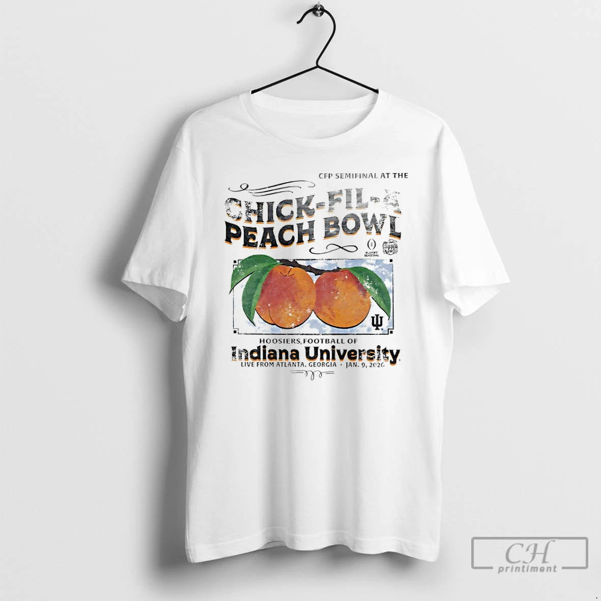 Premium Indiana University Football 2026 Chick Fil A Peach Bowl Vintage T-Shirts, Hoodie, Sweatshirt | DripVista.com