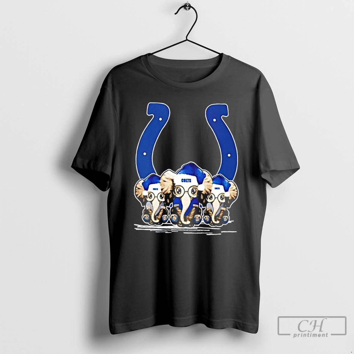 Premium Indianapolis Colts X Elephants Santa Hat Merry Christmas T-Shirts, Hoodie, Sweatshirt | DripVista.com