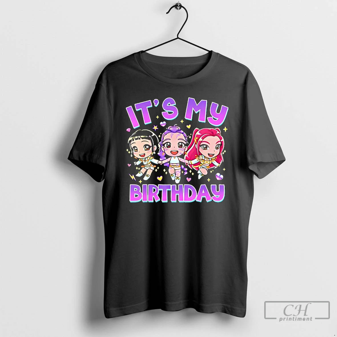 Premium Its My Birthday Cute Chibi Kpop Funny Birthday Girl T-Shirts, Hoodie, Sweatshirt | DripVista.com