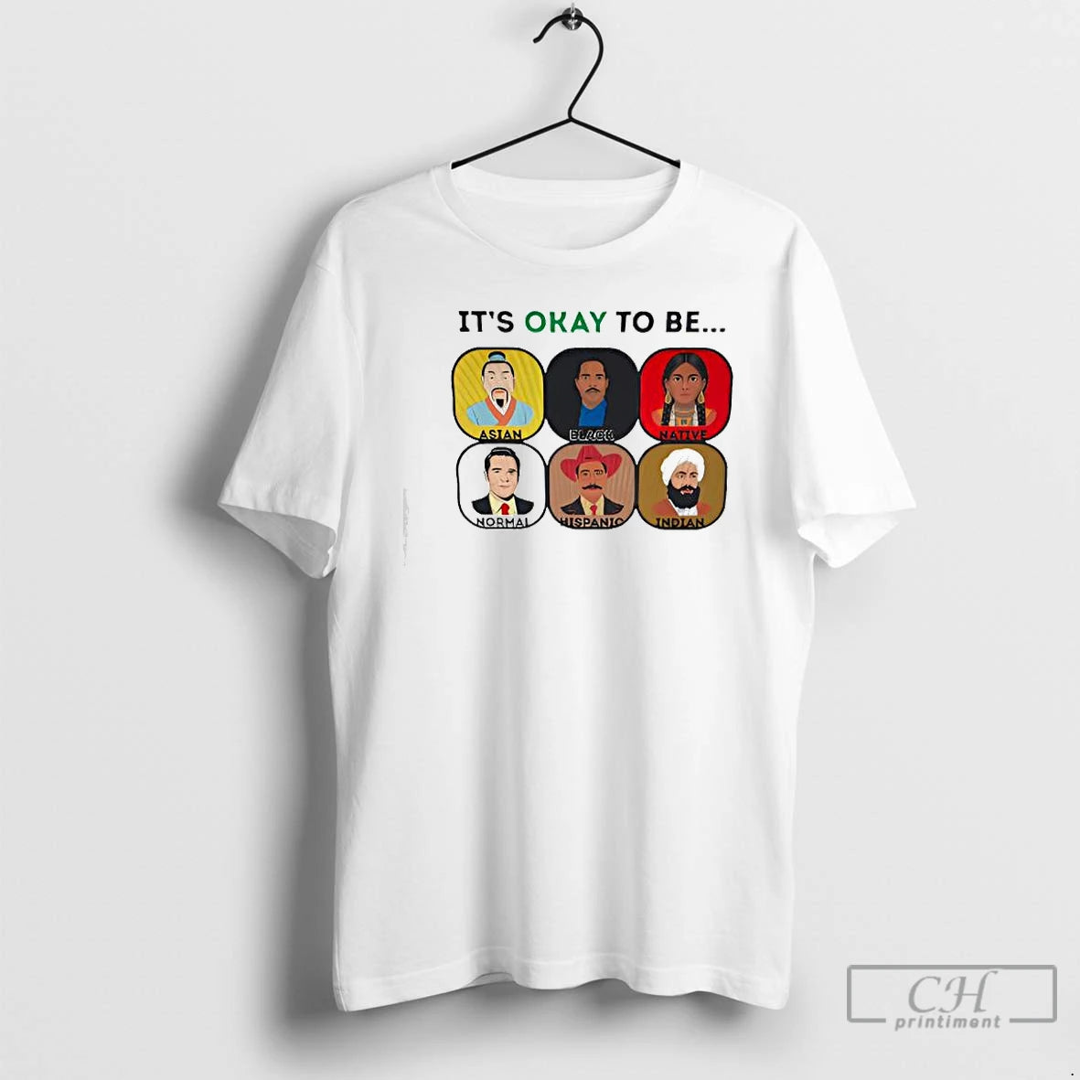 Premium Its Okay To Be Asian Native Normal Hispaniola Indian T-Shirts, Hoodie, Sweatshirt | DripVista.com
