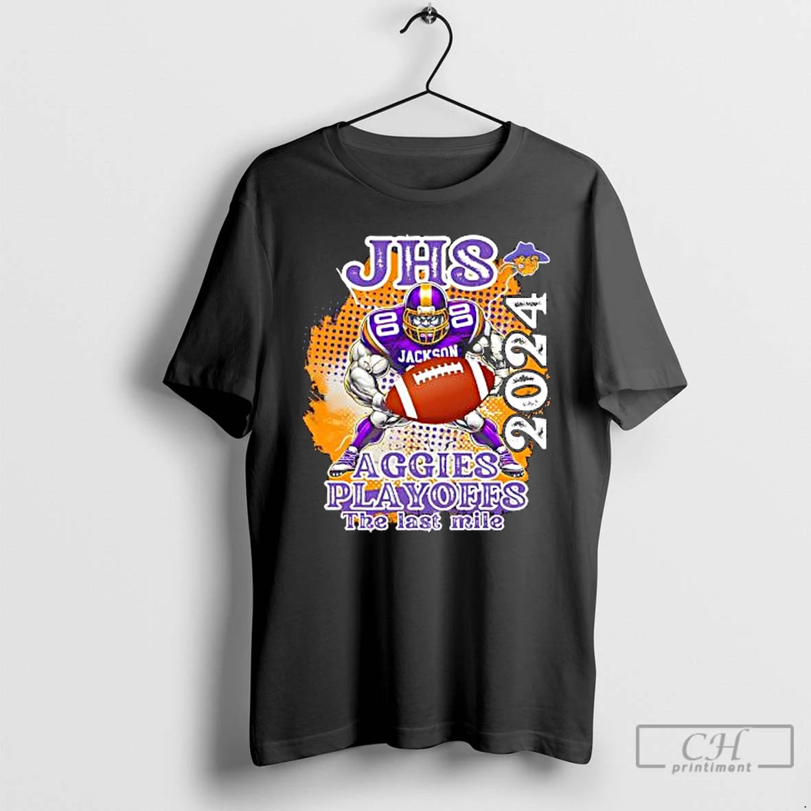 Premium Jackson High School Aggies Jhs 2025 Playoffs The Last Mile T-Shirts, Hoodie, Sweatshirt | DripVista.com