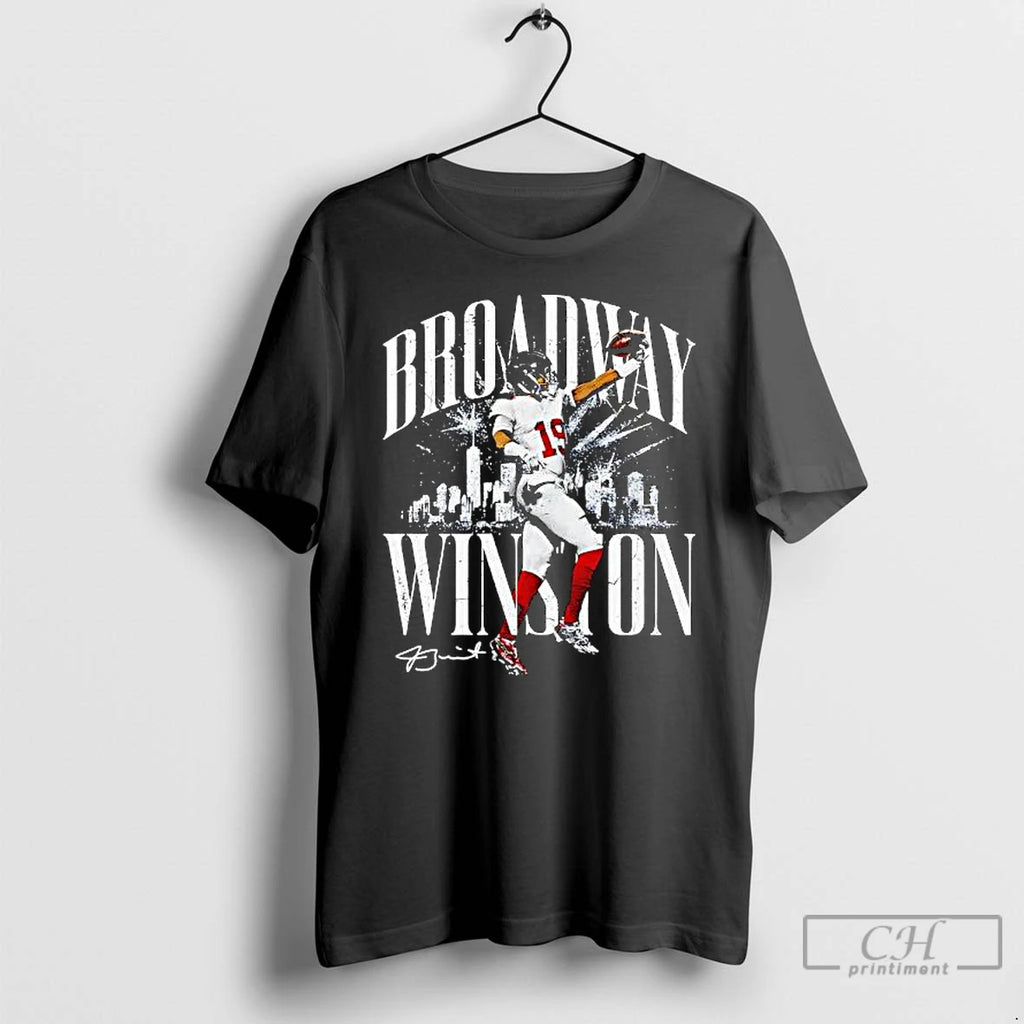 Premium Jameis Winston New York Giants Broadway Winston Retro T-Shirts, Hoodie, Sweatshirt | DripVista.com