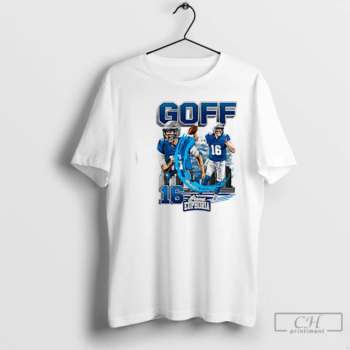Premium Jared Goff Detroit Lions Football City Graphic T-Shirts, Hoodie, Sweatshirt | DripVista.com