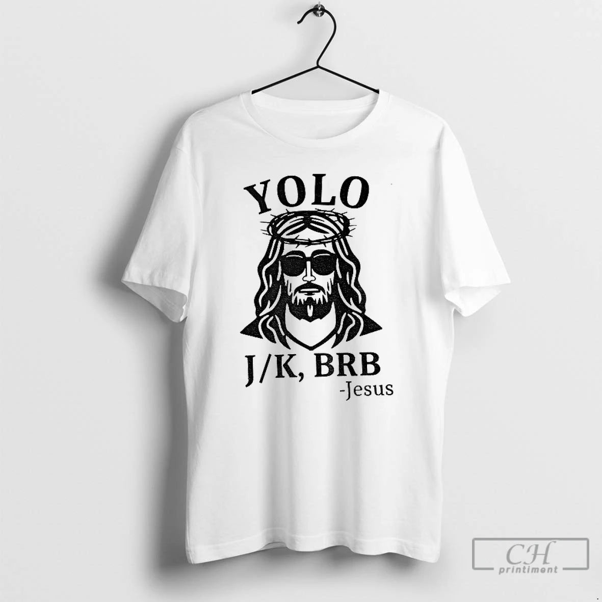 Premium Jesus Yolo Jk Brb Vintage T-Shirts, Hoodie, Sweatshirt | DripVista.com