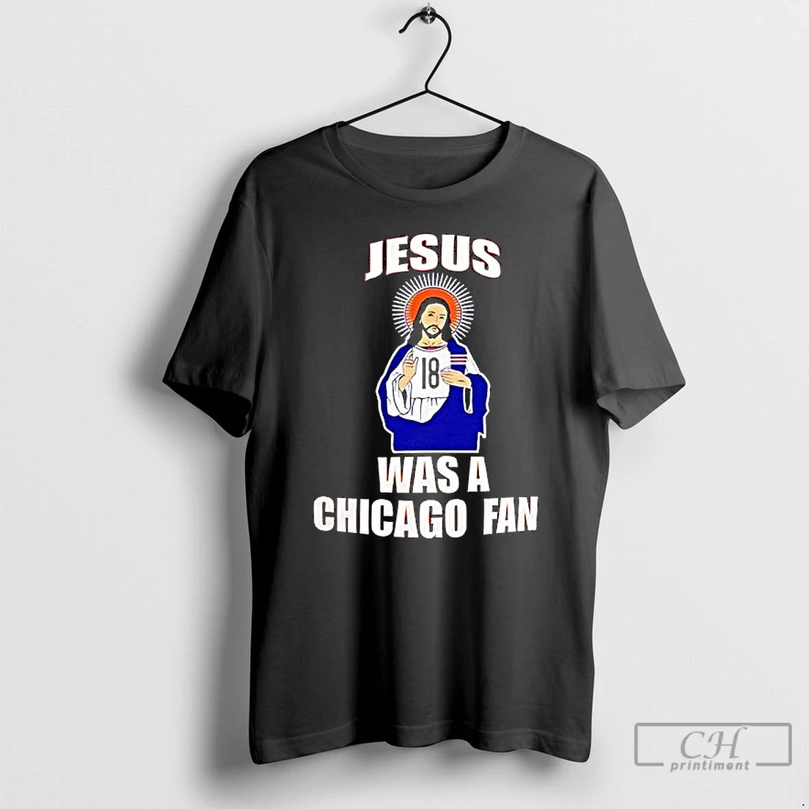 Premium Jesus Was A Chicago Fan Caleb Wiliams Funny Religious T-Shirts, Hoodie, Sweatshirt | DripVista.com