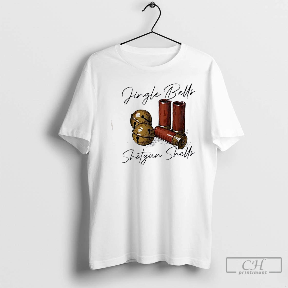 Premium Jingle Bells Shotgun Shells T-Shirts, Hoodie, Sweatshirt | DripVista.com