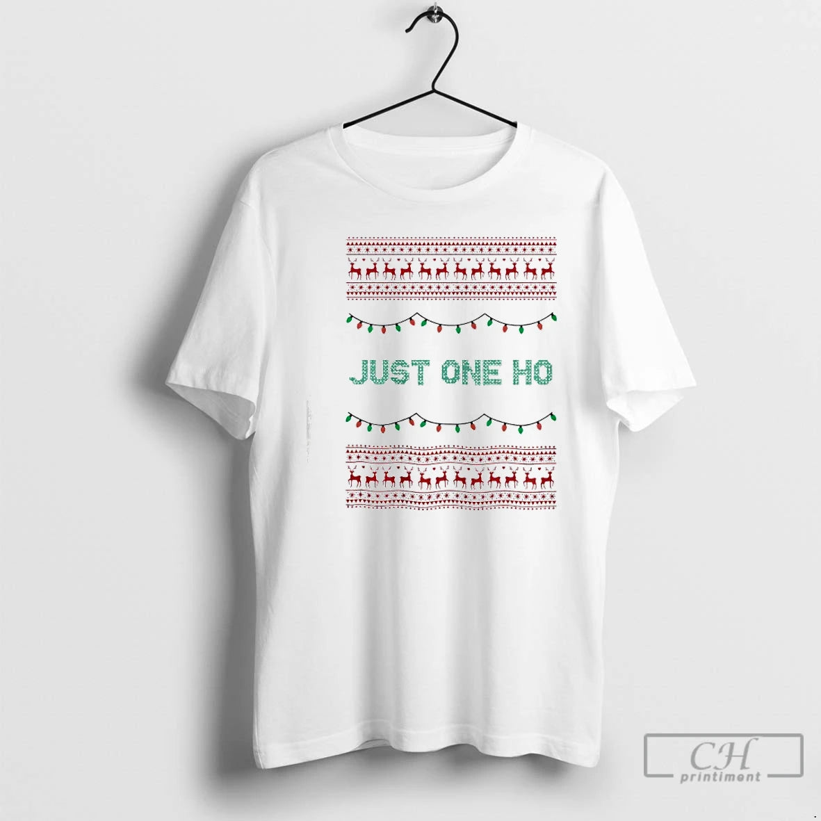 Premium Just One Ho Christmas T-Shirts, Hoodie, Sweatshirt | DripVista.com