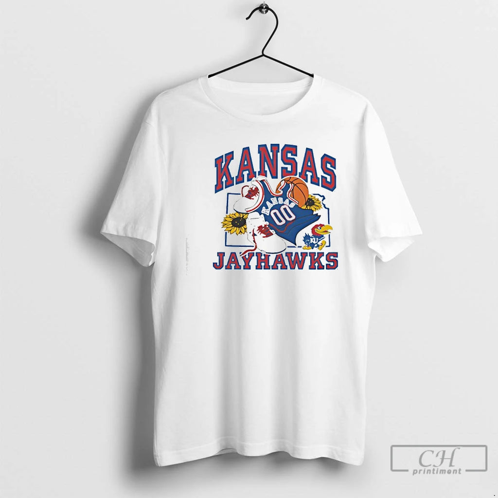 Premium Kansas Jayhawks Sunflower Ringer T-Shirts, Hoodie, Sweatshirt | DripVista.com