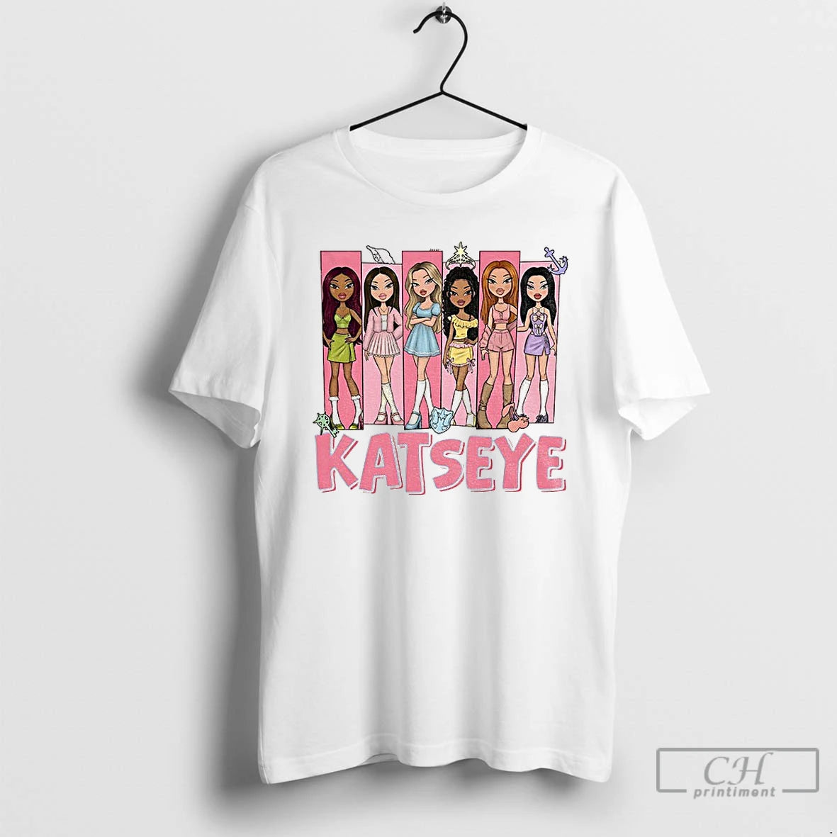 Premium Kats Eye Global Girl Group Kpop Music Cartoon T-Shirts, Hoodie, Sweatshirt | DripVista.com