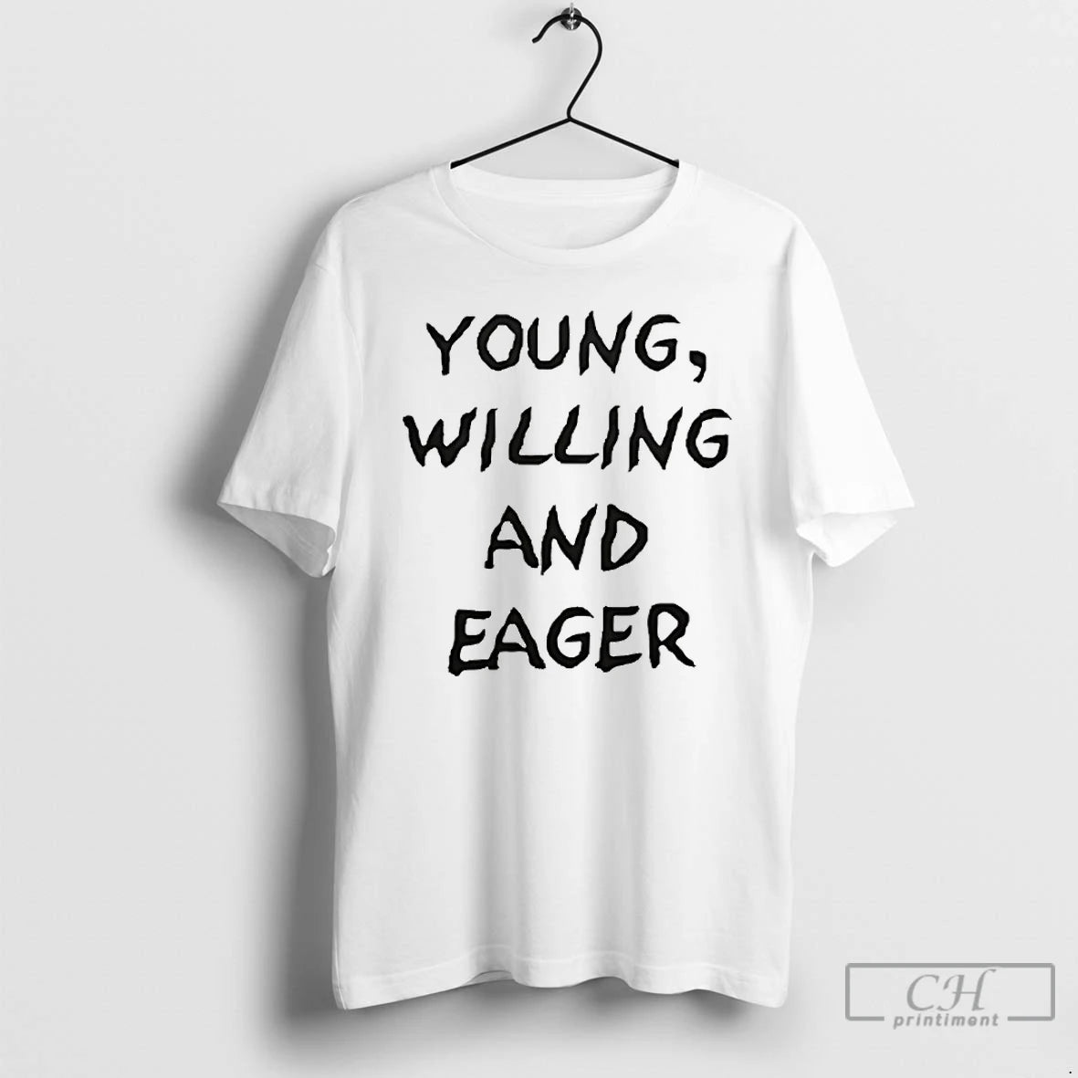 Premium Kelly Osbourne Wearing Young Willing And Eager T-Shirts, Hoodie, Sweatshirt | DripVista.com