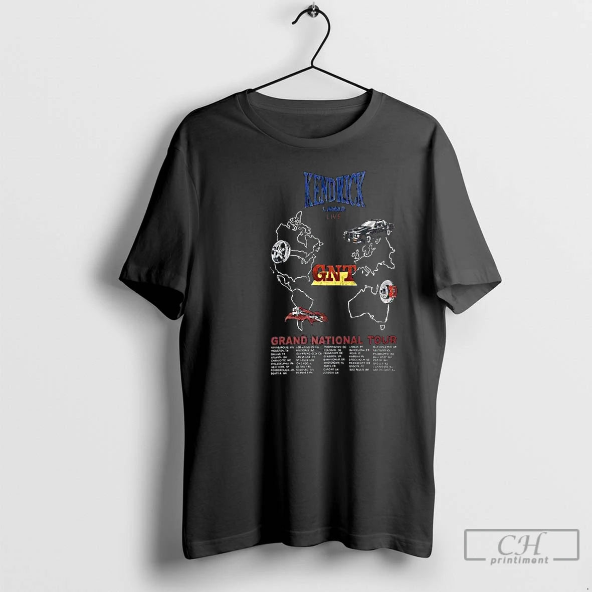 Premium Kendrick Lamar Gnx Grand National Tour Litho 2026 Circle Black T-Shirts, Hoodie, Sweatshirt | DripVista.com