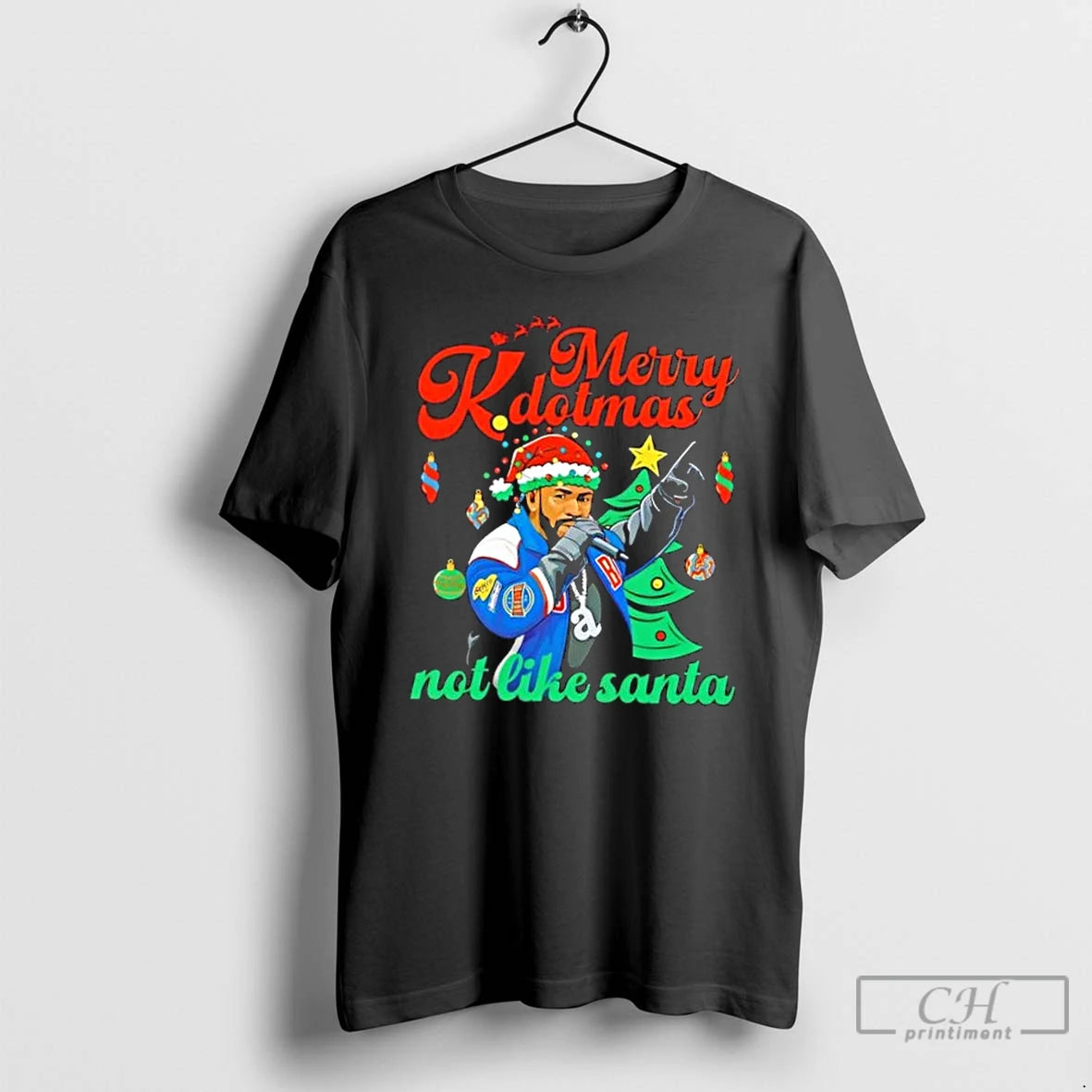 Premium Kendrick Lamar Merry Kdotmas Not Like Santa T-Shirts, Hoodie, Sweatshirt | DripVista.com