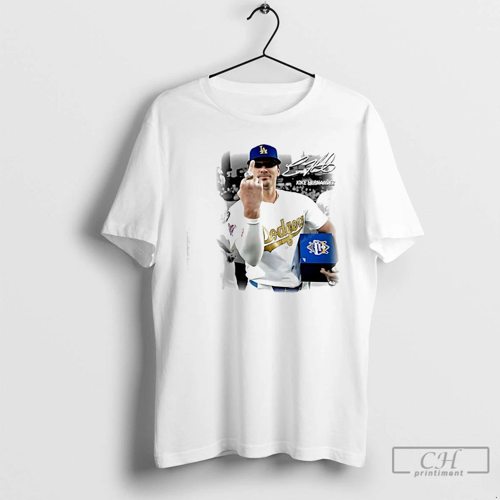 Premium Kike Hernandez Former Dodgers Signature Graphic T-Shirts, Hoodie, Sweatshirt | DripVista.com