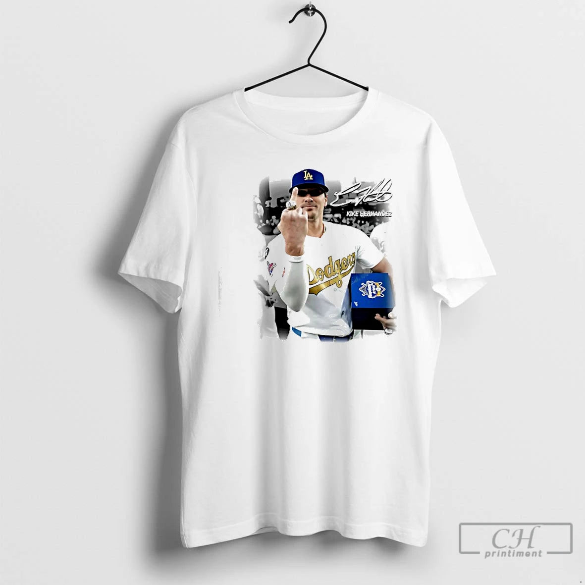 Premium Kike Hernandez Former Dodgers Signature Graphic T-Shirts, Hoodie, Sweatshirt | DripVista.com