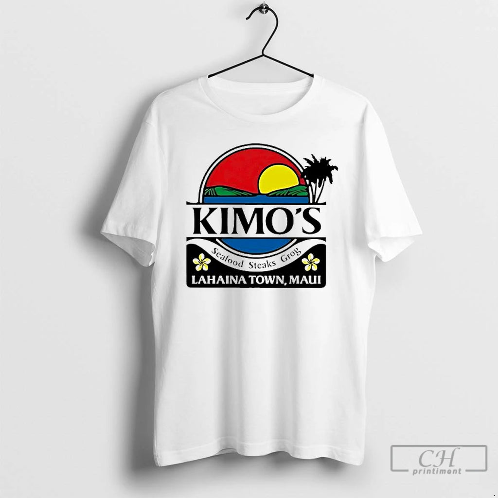 Premium Kimos Seafood Steaks Grog Lahaina Town Maui Logo T-Shirts, Hoodie, Sweatshirt | DripVista.com