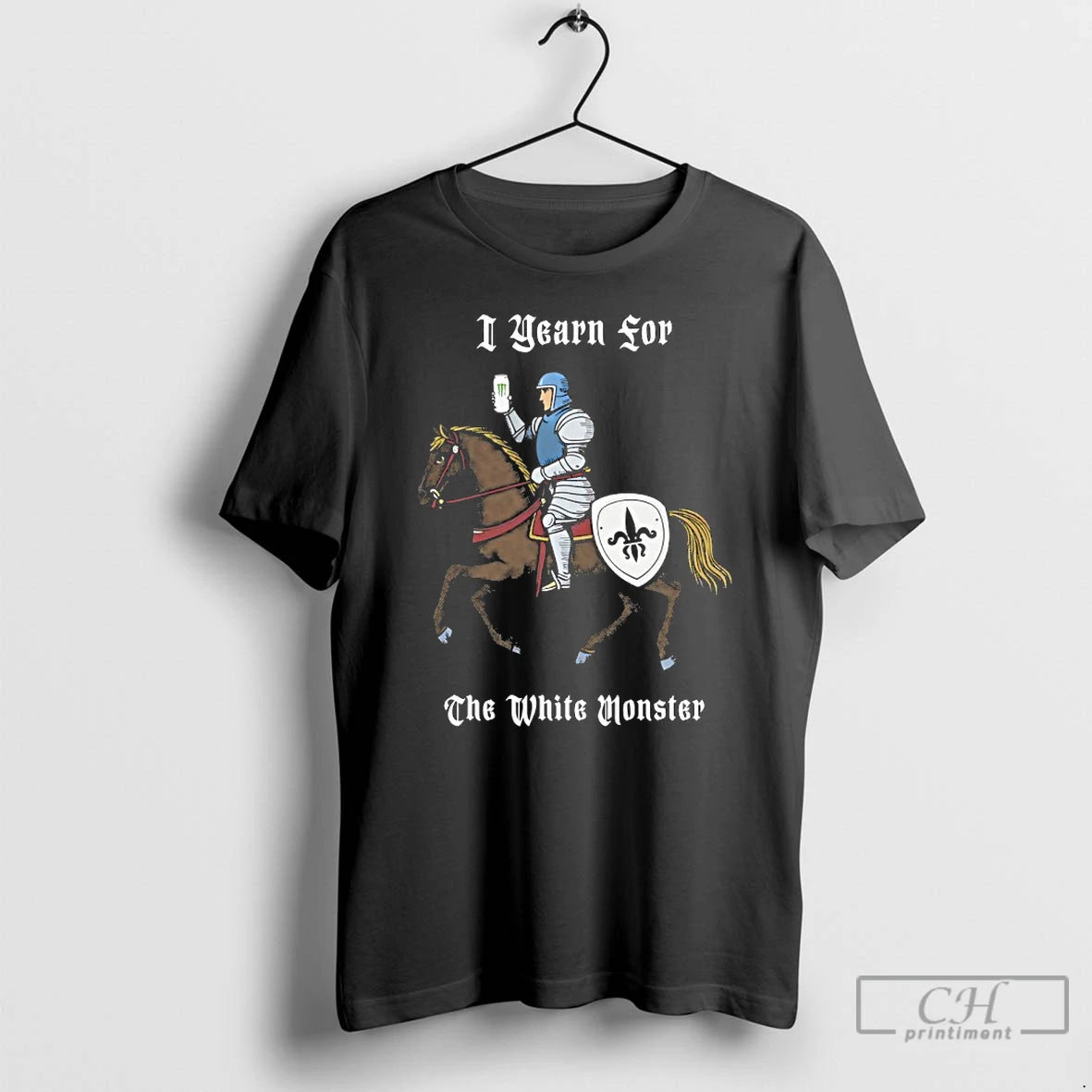 Premium Knight I Yearn For The White Monster T-Shirts, Hoodie, Sweatshirt | DripVista.com