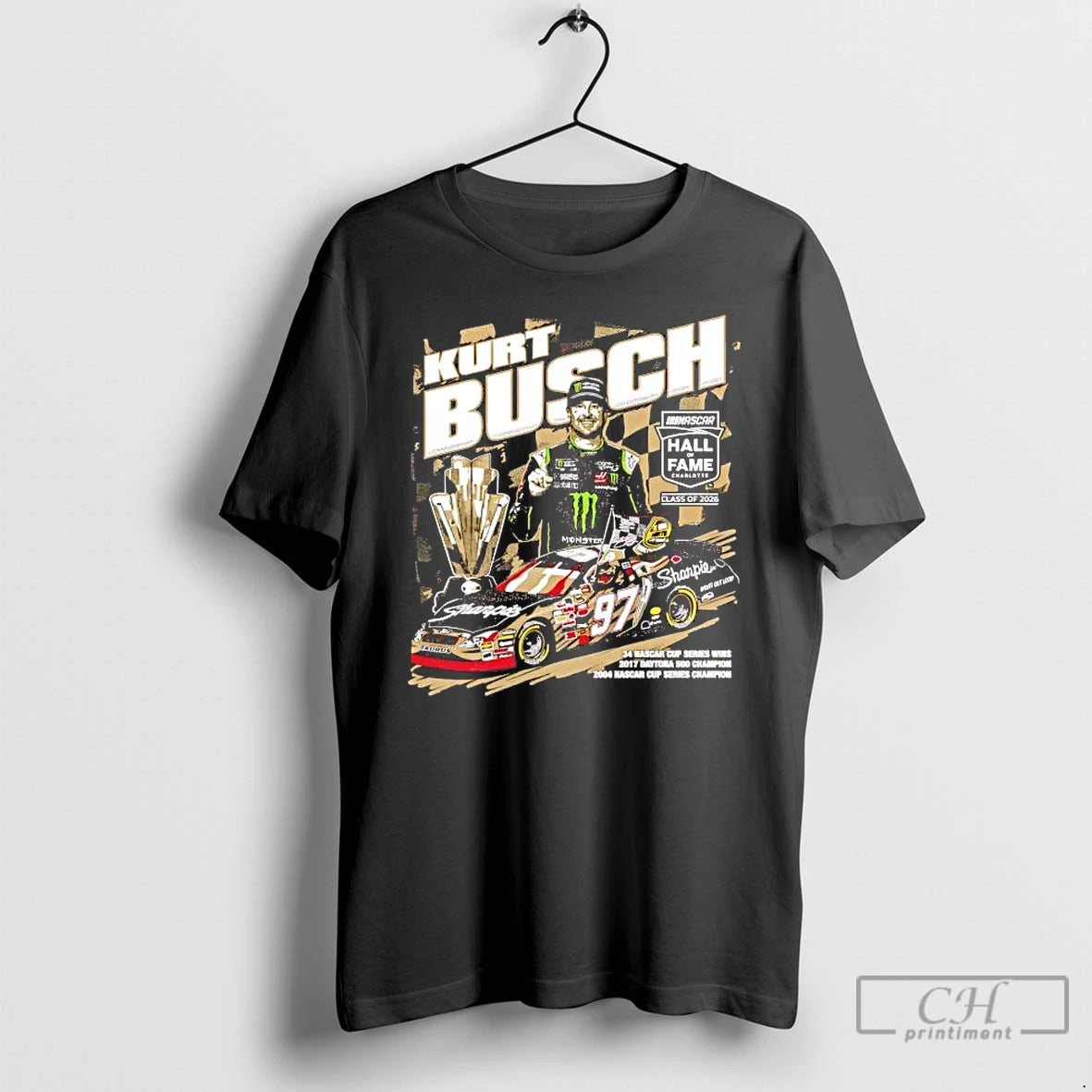 Premium Kurt Busch 2026 Hall Of Fame T-Shirts, Hoodie, Sweatshirt | DripVista.com