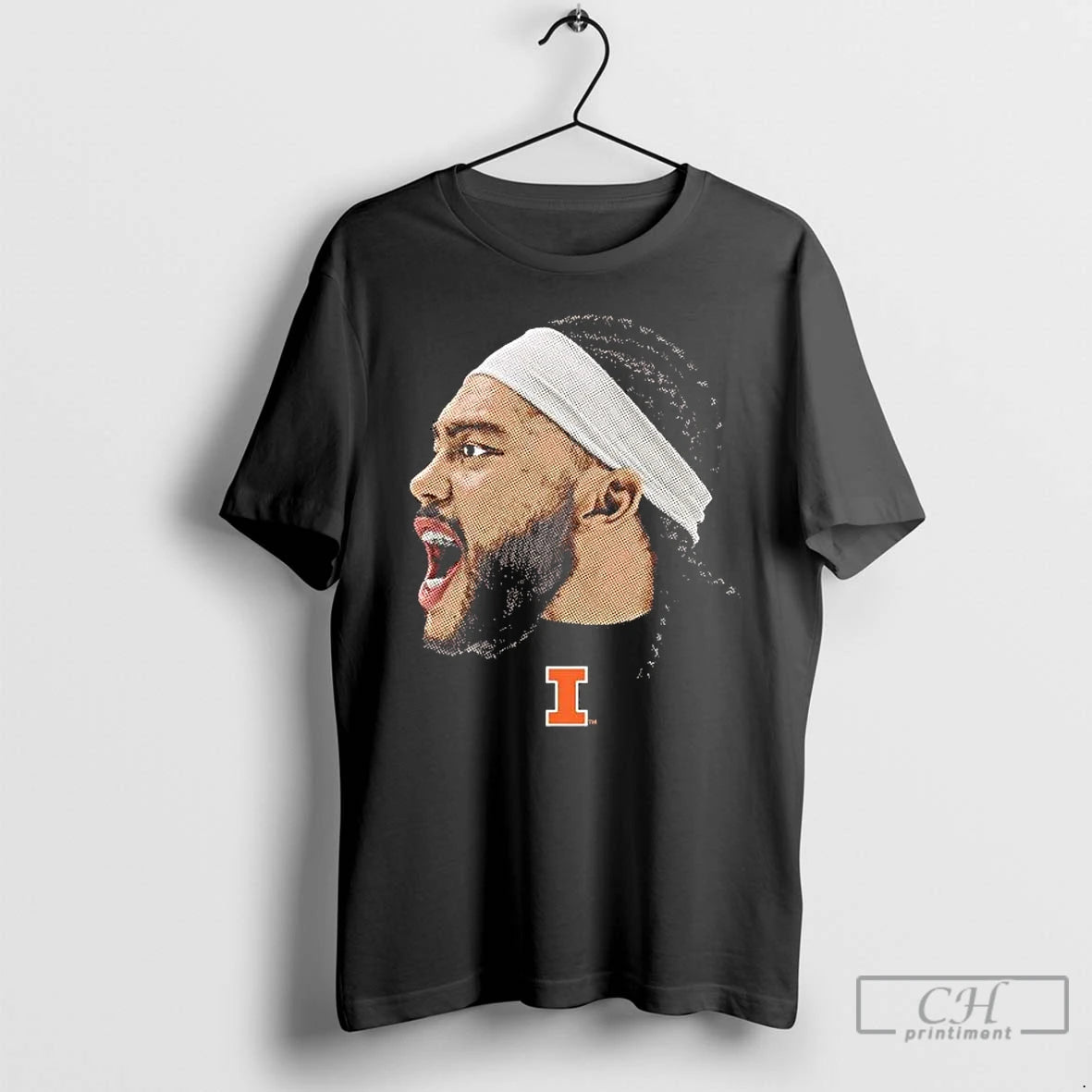 Premium Kylan Boswell Portrait Head Illinois Fighting Illini T-Shirts, Hoodie, Sweatshirt | DripVista.com