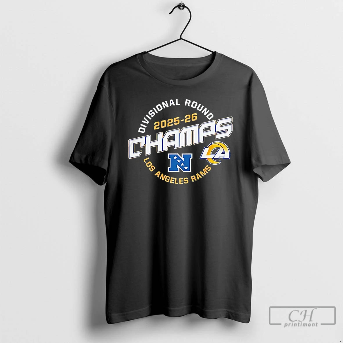 Premium La Rams Champs Divisional Round 2025 26 T-Shirts, Hoodie, Sweatshirt | DripVista.com