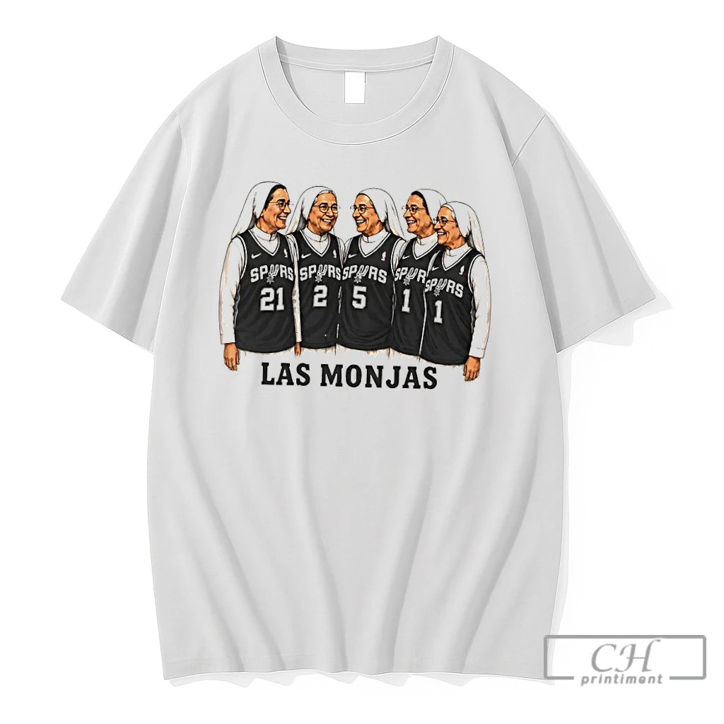 Premium Las Monjas Vintage Nun Spurs Basketball Nba
