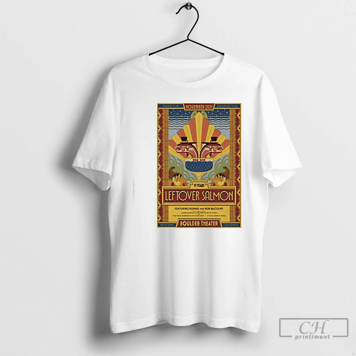 Premium Leftover Salmon November 2025 Boulder Co T-Shirts, Hoodie, Sweatshirt | DripVista.com