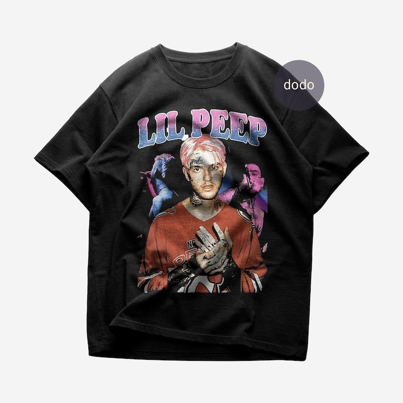 Premium Lil Peep T-Shirt - Falling Down Album T-Shirt - Lil Peep New Album T-Shirt