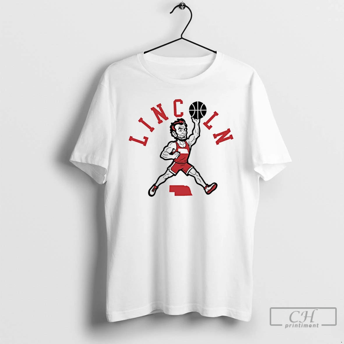 Premium Lincoln Hoopin Abe Nebraska Basketball T-Shirts, Hoodie, Sweatshirt | DripVista.com