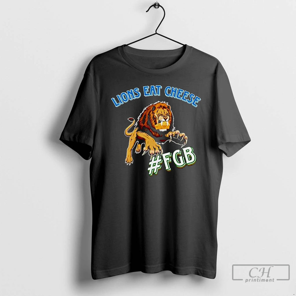 Premium Lions Eat Cheese Fgb Ornaments T-Shirts, Hoodie, Sweatshirt | DripVista.com