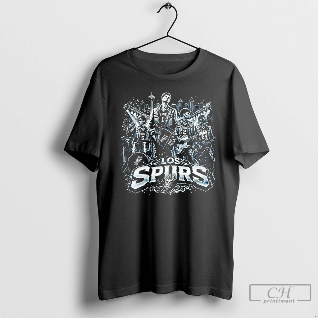 Premium Los Spurs San Antonio Basketball Inspired Vintage Wemby Castle Harper Wemby T Shirts Sweater