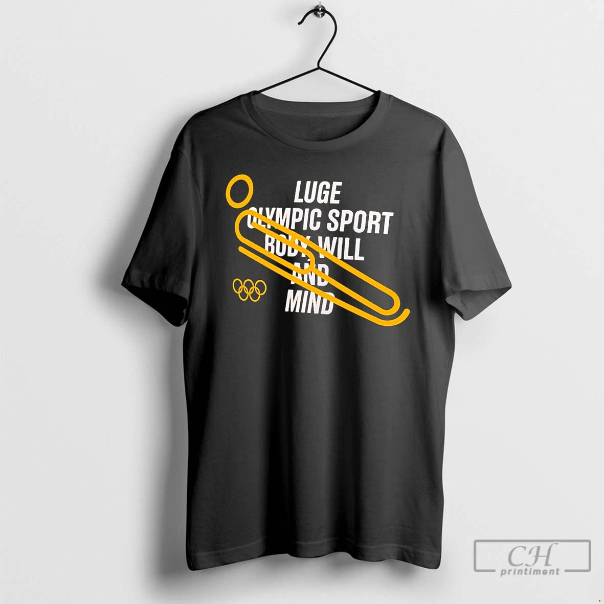 Premium Luge Olympic Sport Body Will And Mind T-Shirts, Hoodie, Sweatshirt | DripVista.com