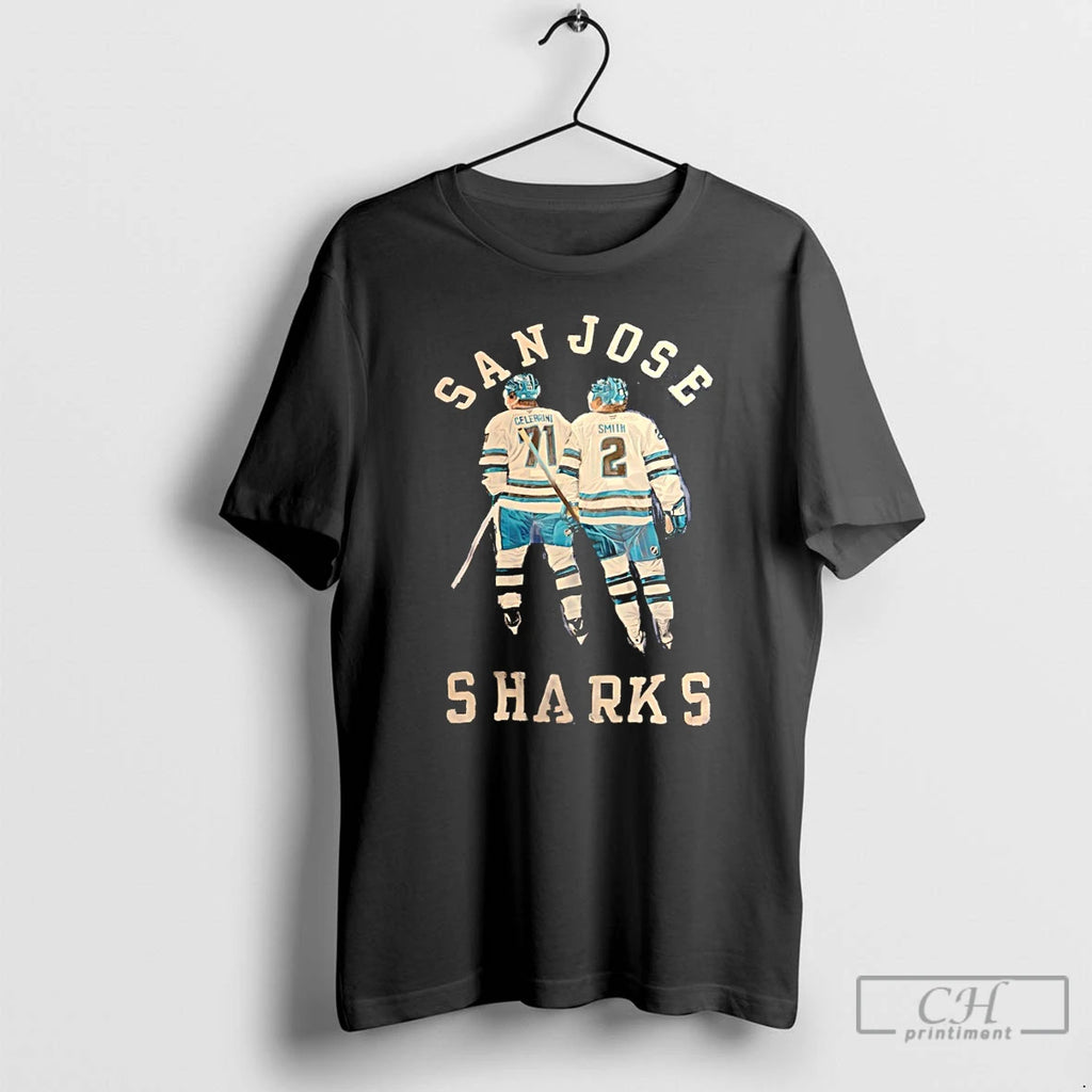 Premium Macklin Celebrini 71 Will Smith 2 San Jose Sharks Hockey Nhl Vintage T Shirts
