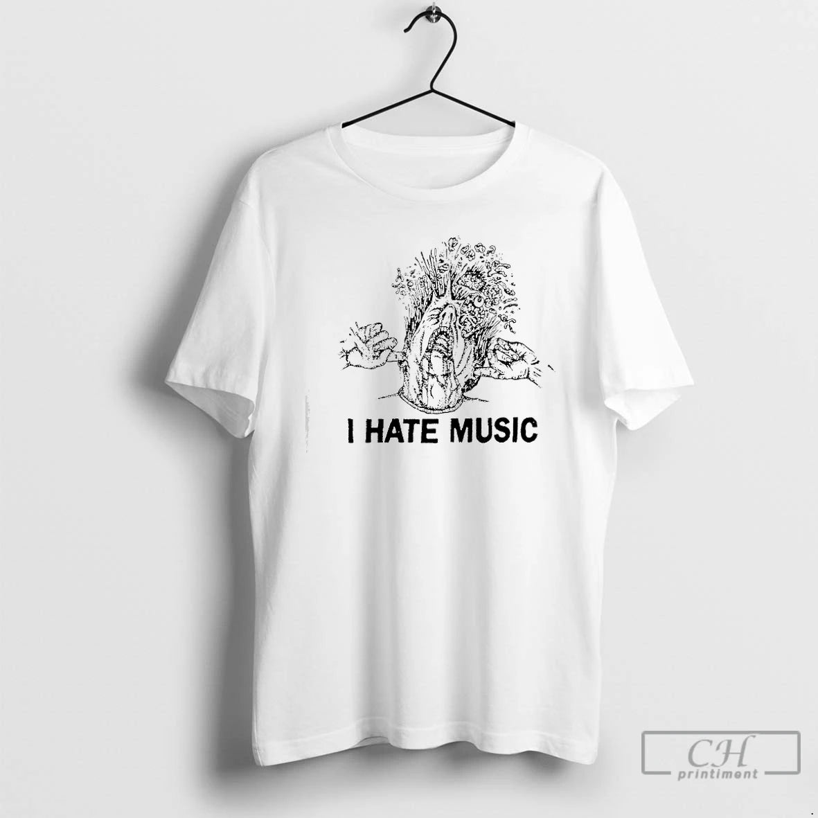 Premium Maggot Death I Hate Music T-Shirts, Hoodie, Sweatshirt | DripVista.com