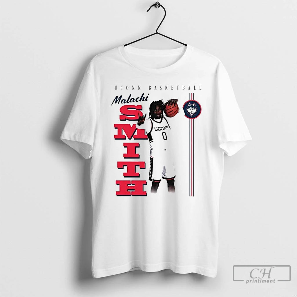 Premium Malachi Smith Illustrated Uconn Basketball T-Shirts, Hoodie, Sweatshirt | DripVista.com