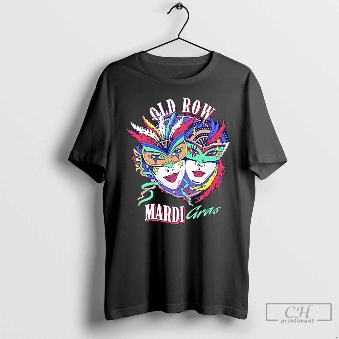 Premium Mardi Gras Masks Old Row T-Shirts, Hoodie, Sweatshirt | DripVista.com