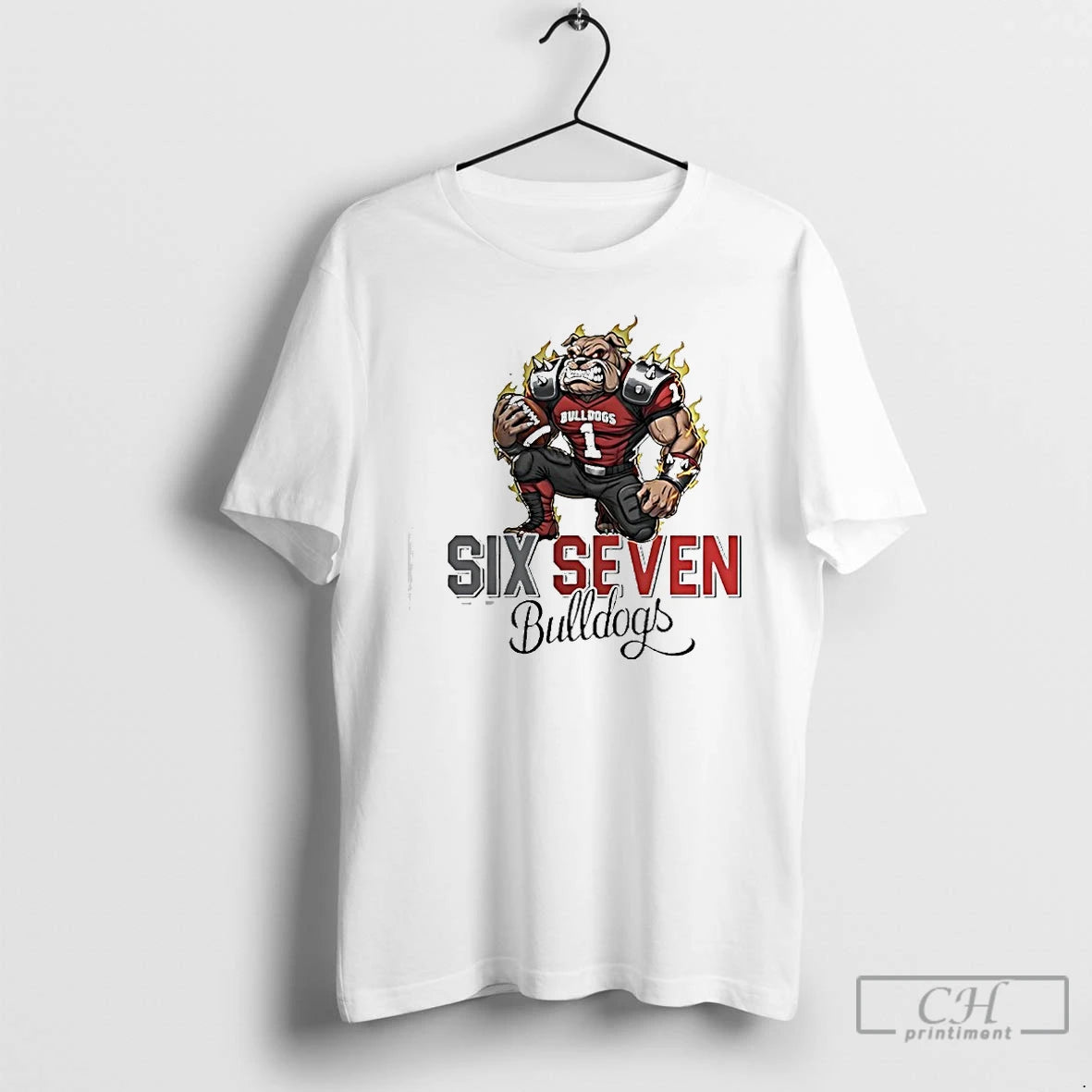 Premium Mascot Six Seven Georgia Bulldogs Football T-Shirts, Hoodie, Sweatshirt | DripVista.com