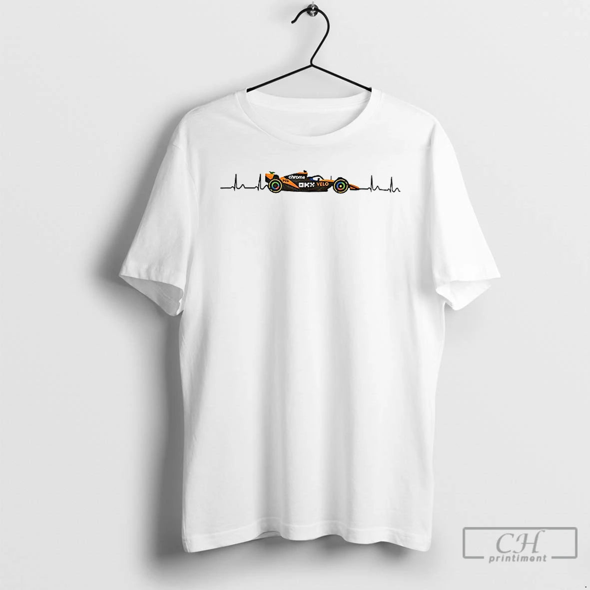 Premium Mclaren F1 Chrome Velo Racing Heart Rate T-Shirts, Hoodie, Sweatshirt | DripVista.com