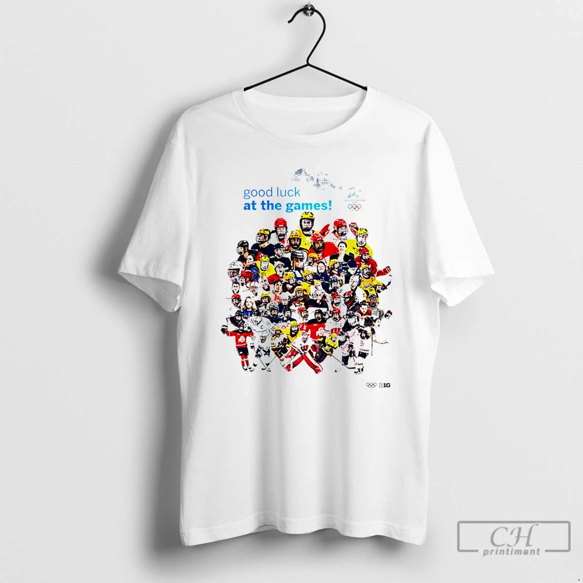 Premium Milano Cortina 2026 Olympic Hockey Good Luck At The Games T-Shirts, Hoodie, Sweatshirt | DripVista.com
