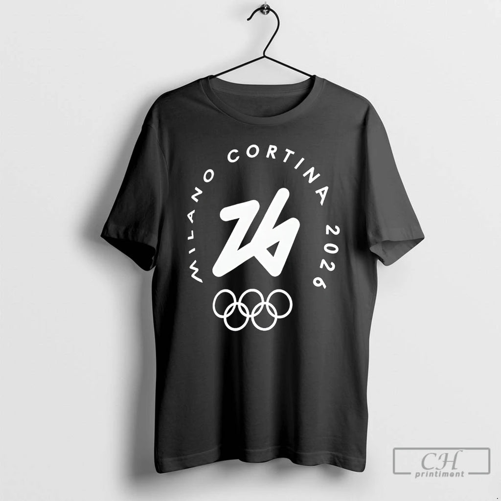 Premium Milano Cortina 2026 Olympics Large Logo T-Shirts, Hoodie, Sweatshirt | DripVista.com
